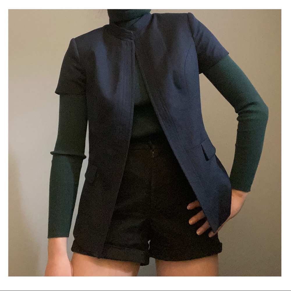 3/20$ Koton blue open blazer